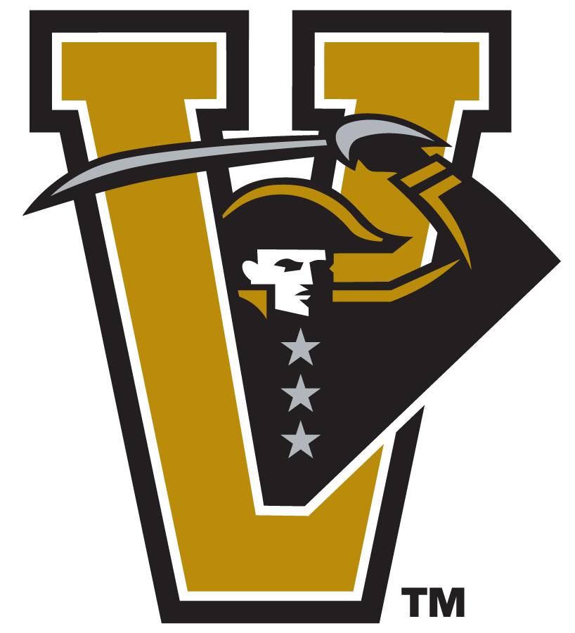 Vanderbilt Commodores 1999-2004 Secondary Logo v2 iron on transfers for T-shirts